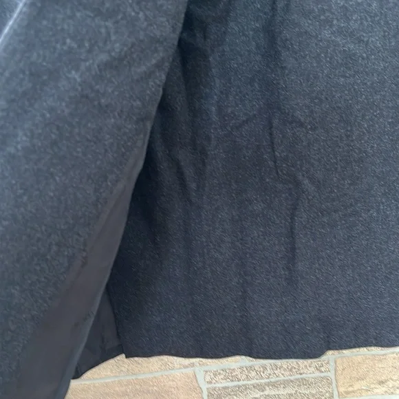 Escada Vintage Wrap Wool Midi Charcoal Gray Skirt Medium Weight Size 40(M/L) - Picture 4 of 11